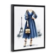thumbnail image 3 of Stupell Industries Art Deco Parisian Fashion Woman Black Floating Frame Canvas Art, 17 x 21, by Amanda Greenwood, 3 of 8