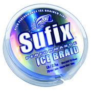 Sufix Performance 75-Yards Spool Size Ice Braid Line (Blue, 4-Pound)
