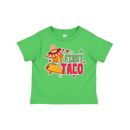 

Inktastic My First Taco for Cinco De Mayo Gift Toddler Boy or Toddler Girl T-Shirt