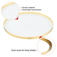 thumbnail image 4 of Unique Bargains 5.9 Inch Inner Dia. Lampshade Diffuser, 2 Pieces Dustproof Dust Protection Cover Acrylic Board for Barrel Lamp Shade, 4 of 6