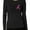 Black, variant on Breast Cancer Awareness Pink Ribbon Pocket Print Women Long Sleeve T-Shirt Large Black