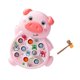 thumbnail image 2 of Juguete de juego de golpes Hugo mazo suave Montessori Rosado, 2 of 9