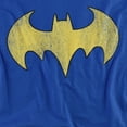 thumbnail image 2 of DC Batgirl Logo Distressed Unisex Adult T Shirt, Royal, Medium, 2 of 6