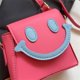 thumbnail image 5 of Bolso con cara sonriente para mujer, bolso bonito de Color contrastante, bolso diario de verano para mujer, 5 of 9