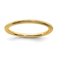 thumbnail image 1 of 925 Sterling Silver Gold Plated Step Down Stackable Ring Fancy/, 1 of 8