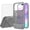 Gray, variant on Asuwish Compatible with iPhone 17 Pro Max 6.9 inch Phone Case Tempered Glass Screen Protector Magnetic Translucent Back Folding Stand Shockproof Protective Cover for i Phone 17ProMax Women Men Blue