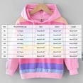 thumbnail image 4 of KPOPLK Girls Rainbow Hoodie Size 1-12 Oversized Basic Hooded Sweatshirts Long Sleeve Pullover Hoodies Cute Trendy Tween Girl Clothing Pink,Size 5-6 Years, 4 of 8