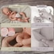 thumbnail image 3 of Muñeca Reborn Babeside, realista, 40 cm, silicona totalmente plateada, 3 of 9