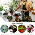 thumbnail image 6 of 4 IN/6 IN Flowerpots Small Plastic Plant Nursery Pots/flowerpots Seedlings, Flowers, Plant Containers, Seed Starting Pots, Plant Labels., 6 of 7
