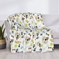thumbnail image 3 of Yiaed Labrador Retriever Dog Print Blanket Throw Blanket Soft Cozy Flannel Blanket for Home Bed Sofa Couch Chair-60"x50", 3 of 6
