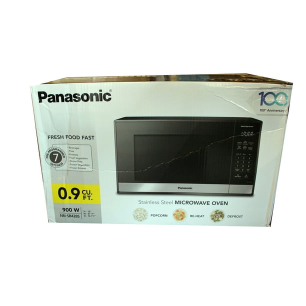 Panasonic 0.9 Cu.Ft./900W Microwave Oven Stainless Steel (NNSB428S
