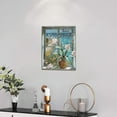 thumbnail image 3 of Beach Wall Art Rustic Beach Landscape Pictures Wall Decor Country Flower Painting Just Breathe Canvas Prints Home Artwork Framed Decor for Bathroom Bedroom Living Room 12"x16", 3 of 6