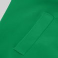thumbnail image 7 of XPMWRP Women's Oversized Zip Up Hooded Jacket Solid Color Long Sleeved Casual Coats Winter Warm Trendy Mid Length Jacket Green XXXXXL, 7 of 7