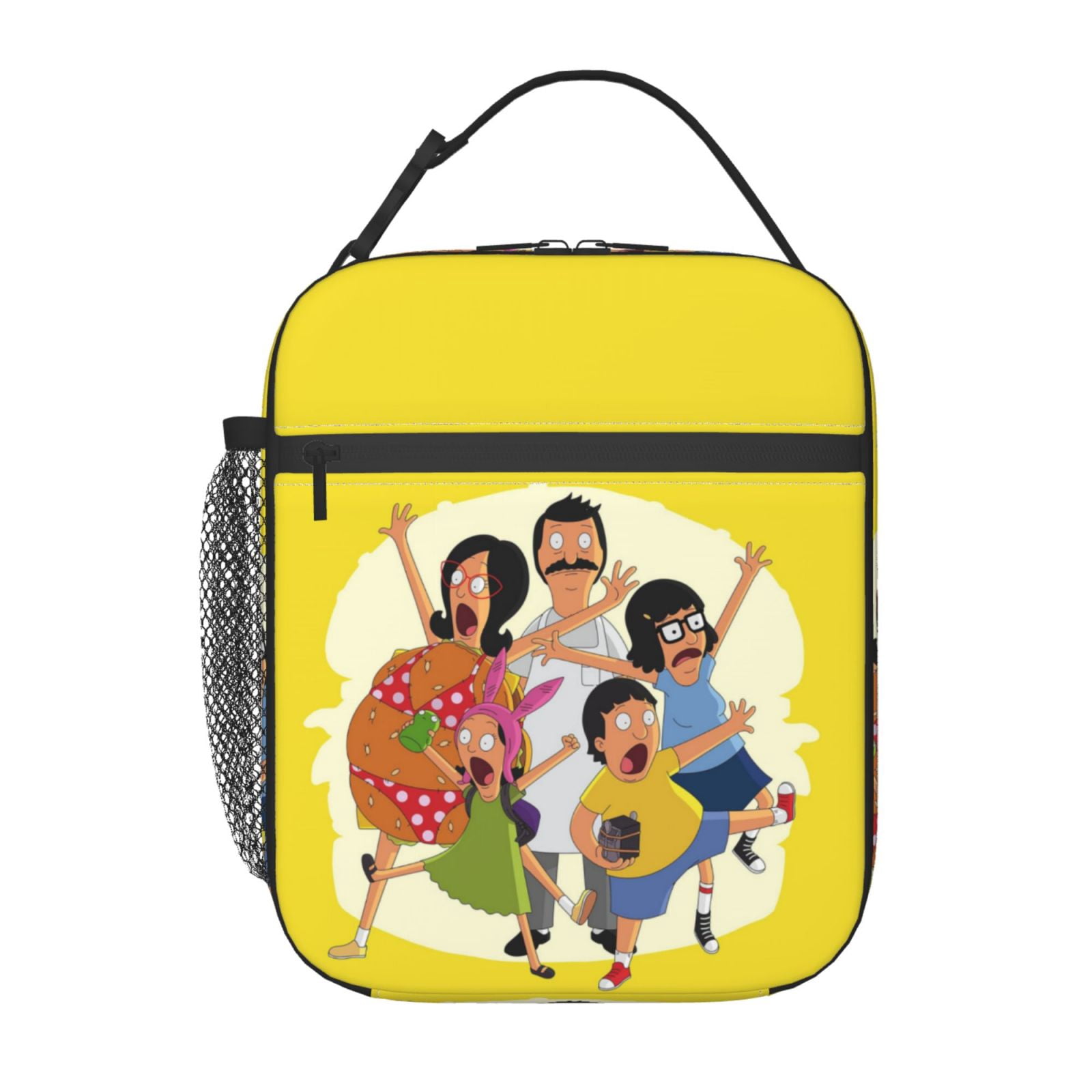 Bioworld Bananya Insulated Lunch Tote – 3D Character Dual Compartment Lunch Box, Officially Licensed