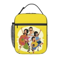 Bob's Burgers Lunch Bags Portable Insulated Lunch Box Organizer Lunch Tote Bag Cooler Bag