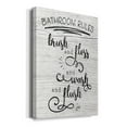 thumbnail image 2 of Bathroom Rules Premium Gallery Wrapped Canvas - Ready to Hang - 40 x 60, 2 of 9