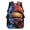 Basketball Fire, variant on KUIFORTI Cute Capybara Orange Print Kids Backpack Large Capacity Lightweight School Bag with Multiple Storage Pockets for Elementary Primary Middle Back to School Gifts Supplies
