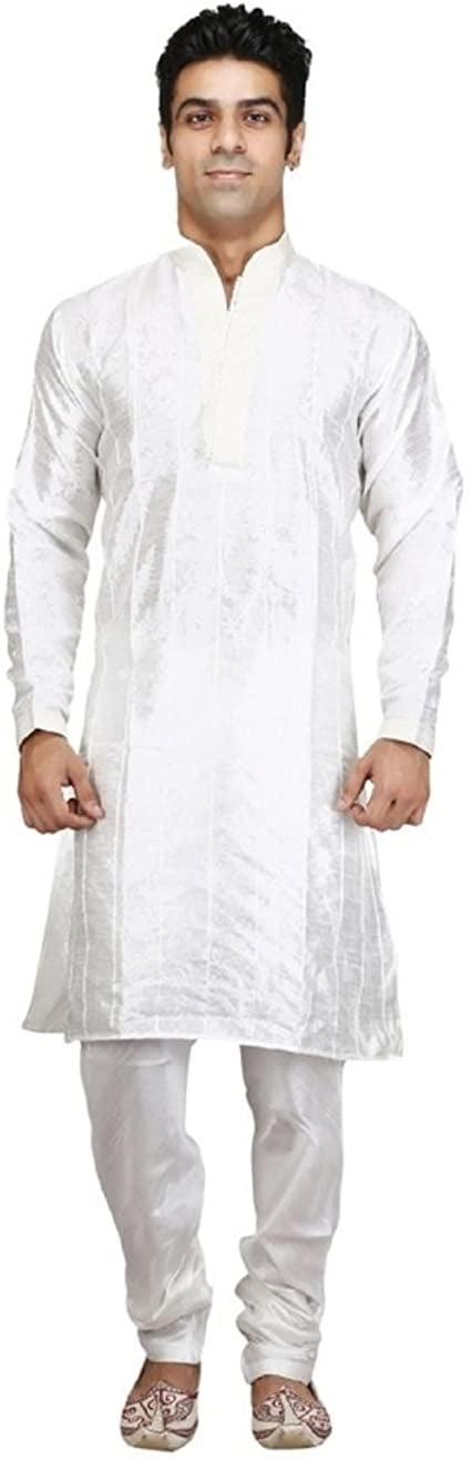 All Over Floral Design Embroidery Work Jacquard Kurta Jacket Set – De Royal Mens Ethnic