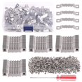 thumbnail image 1 of Perchas colgantes para marcos de fotos, 600 unidades, con tornillos y destornillador, 1 of 7