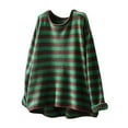 thumbnail image 2 of PiGOGI Women's VNeck Knit Cardigan Oversized Long Sleeve Open Front Sweater Casual Loose Cover Up Warm Comfortable Winter Fall Outerwear Green M, 2 of 6