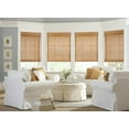 thumbnail image 5 of LazBlinds No Tools No Drill Cordless Bamboo Roman Shades, Light Filtering Window Treatment, Roll Up Bamboo Blinds for Window 45'' W x 64'' H, Squirrel, 5 of 6