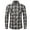 Dark Gray, variant on DDAPJ pyju Men's Western Cowboy Work Shirt Clearance Sales,Casual Plaid Flannel Button Down Shirt Long Sleeve Checkered Dress Shirt with Two Pockets