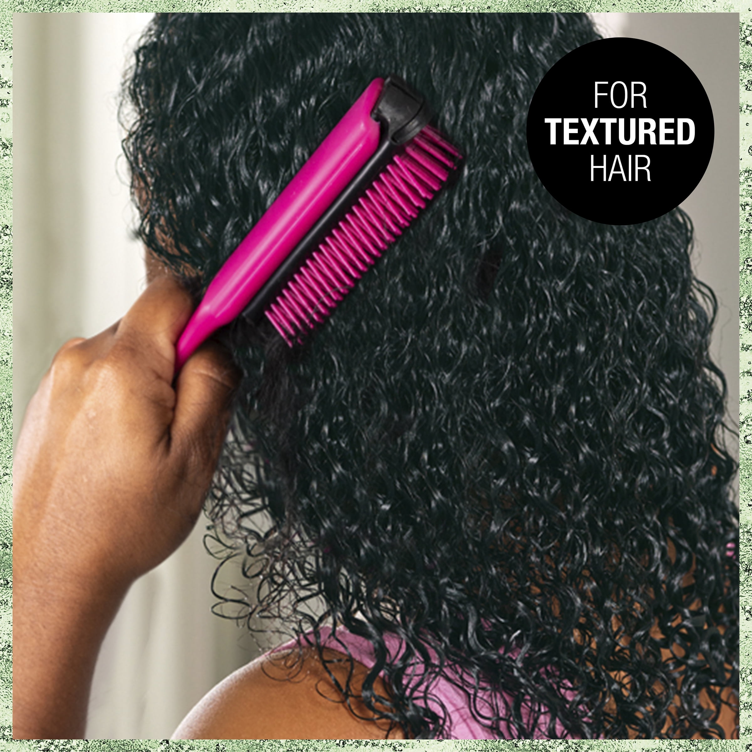 Conair x Tamera Mowry Housley Curl Definition Hair Brush, Red