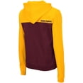 thumbnail image 3 of Women's Colosseum Gold/Maroon Minnesota Golden Gophers Aidan Lightweight Half-Zip Hoodie, 3 of 3