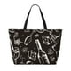 thumbnail image 2 of Fotbe Wine Seamless Bolsa de Viaje para Playa - Resistente al Agua, Bolsa Tote de Gran Capacidad y Ligera con 7 Bolsillos para Mujeres y Hombres, 2 of 7