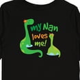 thumbnail image 4 of Inktastic My Nan Loves Me Grandson Dinosaur Boys Long Sleeve Toddler T-Shirt, 4 of 5
