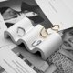 thumbnail image 5 of Anillo en D futurista YONGSHENG Acero inoxidable Dorado R214183, 5 of 5