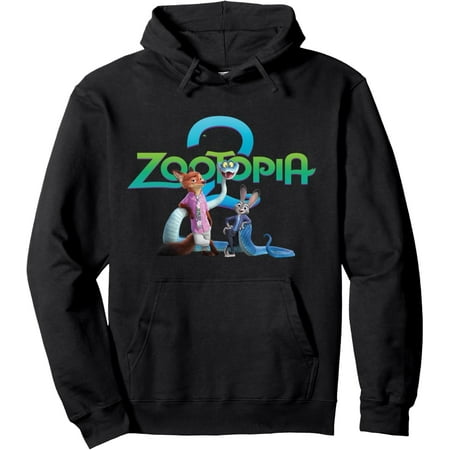 Zoo-topia 2 N-ick J-udy G-ary Pullover Hoodie Adult Sweatshirt