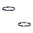 thumbnail image 1 of Minnieouse Pulseras de cuentas de piedra redonda natural Joyería resistente al desgaste Cuerda elástica de ojo de moda para fiesta Type11 NO11, 1 of 6