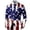 C, variant on Men s American Flag Blazer 4th of July - USA Printed Casual Independence Day Patriotic Party Jacket for Summer Events and Celebrations