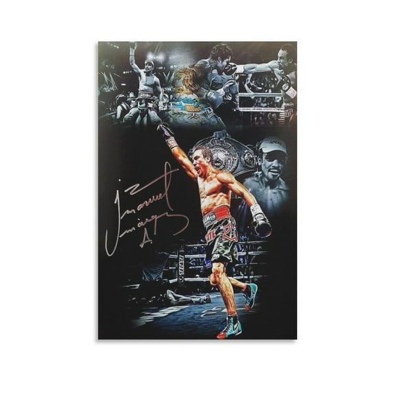 Juan Manuel Marquez Poster Posters Art Print Wall Photo Paint Poster Hanging Picture Family Bedroom Decor Gift 16x24inch(40x60cm)