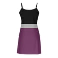 thumbnail image 6 of Bovxnpu Summer Dresses for Women, Sleeveless Mini Dress Sundresses Tank Dresses, Women Summer Casual Slim Suspender With Adjustable Buckle V-neck Jumpsuit Long Skirt, 6 of 7