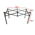 thumbnail image 1 of Collapsible Picnic Table Bracket Camping Table Leg for Stand for Roll Up Tabletop, 1 of 9