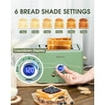 thumbnail image 2 of 2 Slice Toaster - Retro Style with LED Display, 2 of 6