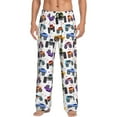 thumbnail image 2 of Lsque Cartoon Monster Trucks1 Print Men's Pajama Pants, Lounge Pant - Comfortable Home Wear,Elastic Waistband, Stylish Design-Medium, 2 of 9