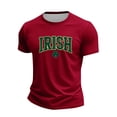 thumbnail image 2 of Men's Irish Graphic T-Shirt Short Sleeve Crew Neck Casual St. Patrick's Day Tee, 2 of 4