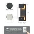 thumbnail image 2 of 15"Modern Outdoor led Wall Sconce, 2 of 8