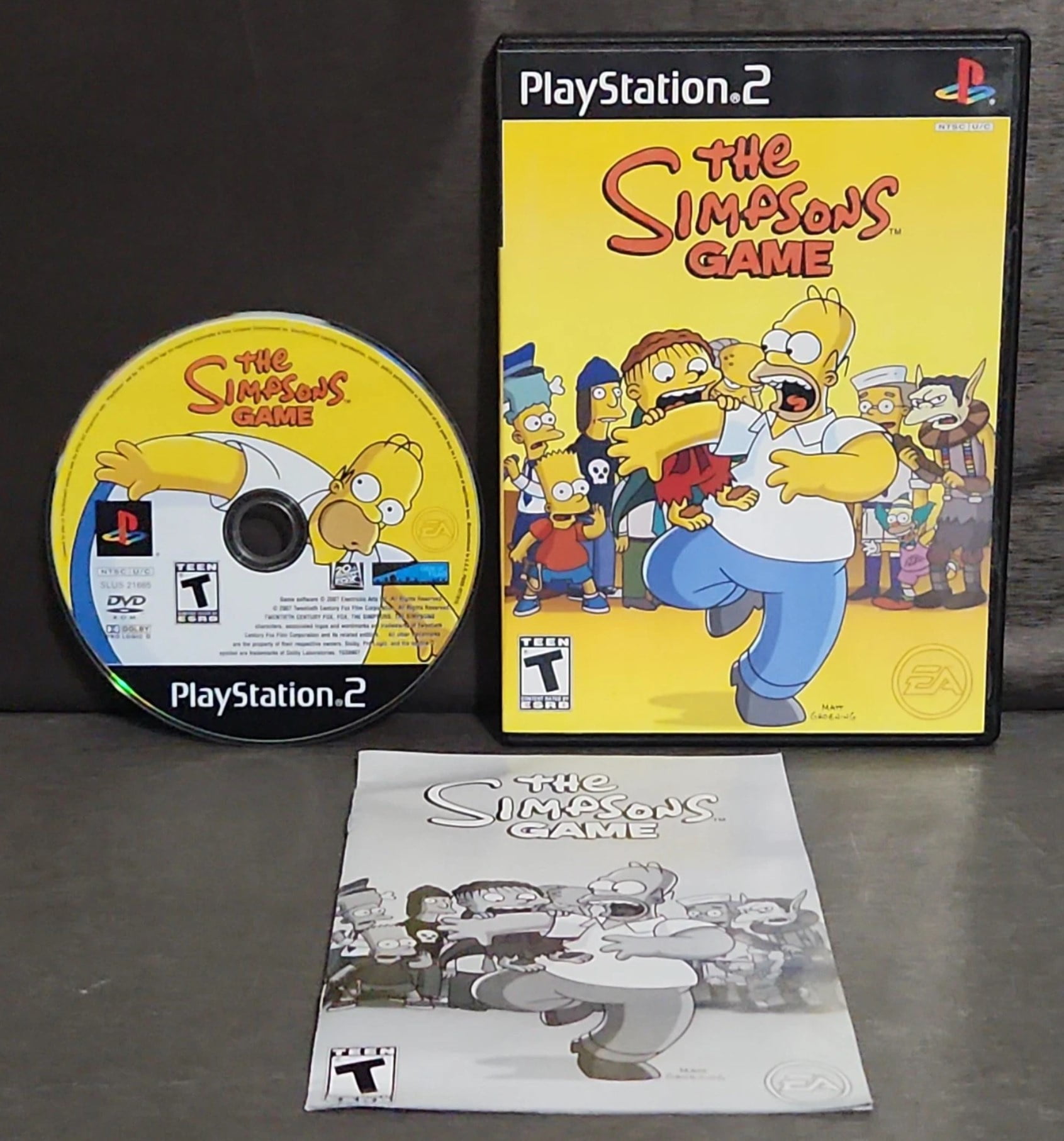 Simpsons: Hit & Run käytetty (PS2) Platinum CIB