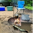 thumbnail image 4 of BATTLBOX Camping Grill Set, Steel Camp Cooking Grate Swivel Fire Grill, 4 of 9