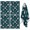 Pioneer Flower Floral-1, variant on 2 Pcs Pioneer Flower Floral Print Pattern Kitchen Towels, Funny Microfiber Dish Towel Set, 18" X 26" Tea Towels