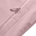 thumbnail image 5 of WTOBBY Women's Loose Fit Solid Color Windproof Waterproof Casual Jacket for Outdoor Adventures, Fashionable and Comfortable for Daily Use,Pink S, 5 of 8