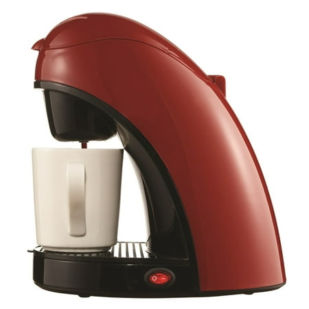 Brentwood Single Cup Coffee Maker-Red (Best Tasting K Cup Coffee)