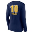 thumbnail image 3 of Women's Sal Frelick Navy Milwaukee Brewers Name & Number Fastball V-Neck Long Sleeve T-Shirt, 3 of 3