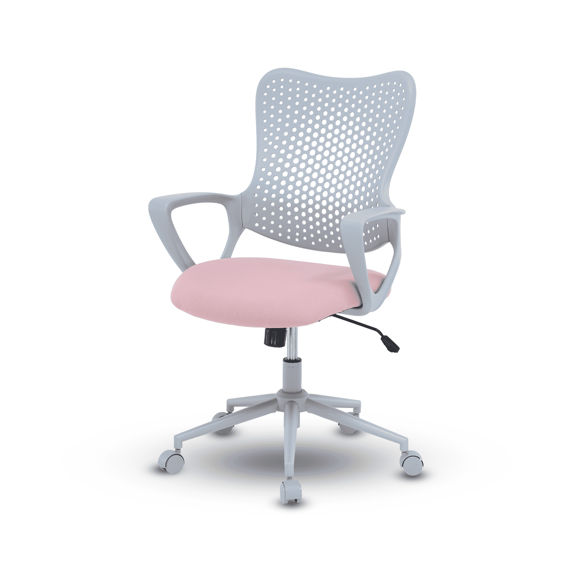 ENYLAY Ergonomic Office Chair, Breathable Mesh Computer Desk Chair with Armrests & Rolling Swivel, Butterfly Back Design Task Chair for Home Office, Adults Teens (Pink)