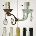 Royal Designs 4 Inch Candle Drip Sleeves Chandelier Socket Covers with