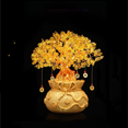 thumbnail image 3 of Árbol de citrino Nafu, regalo de oficina, mini adornos artesanales de escritorio para el hogar, bolsa de dinero de resina, regalo de árbol, 3 of 5